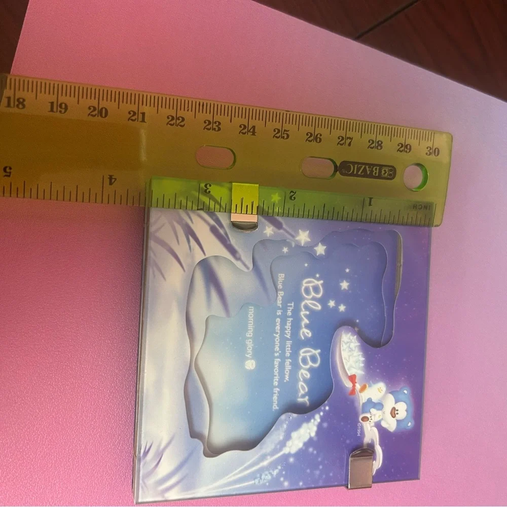 Blue Bear Morning Glory Y2K Vintage Small Picture Frame Korea New
